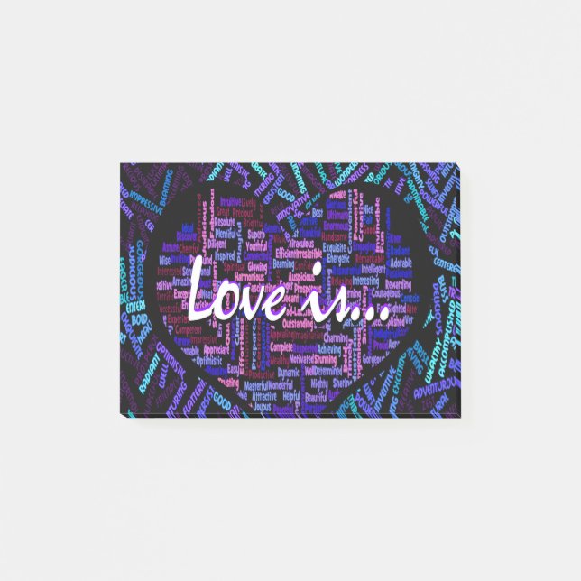 Notas Post-it® El amor es… (Anverso)