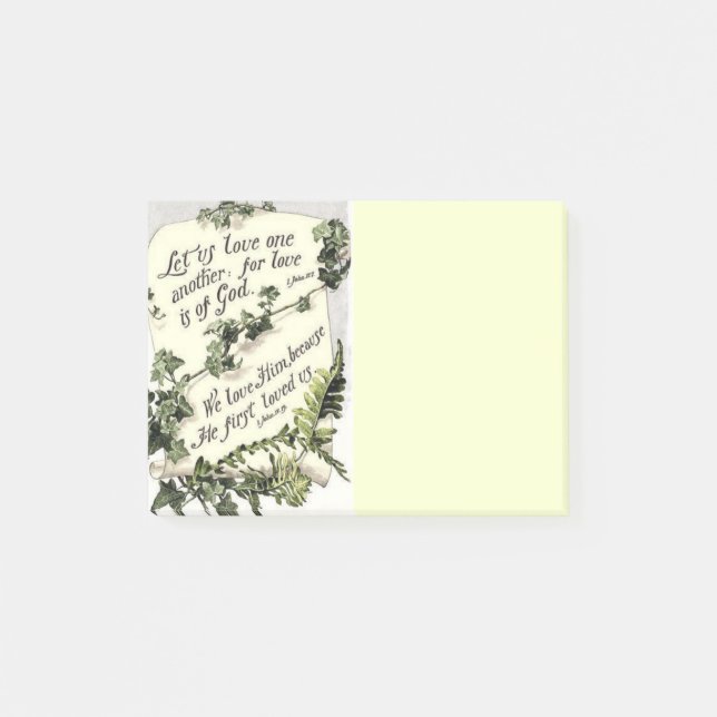 Notas Post-it® El amor está de dios (Anverso)