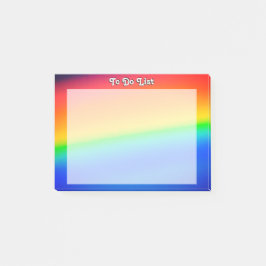 Notas Post-it® El arcoiris colorido