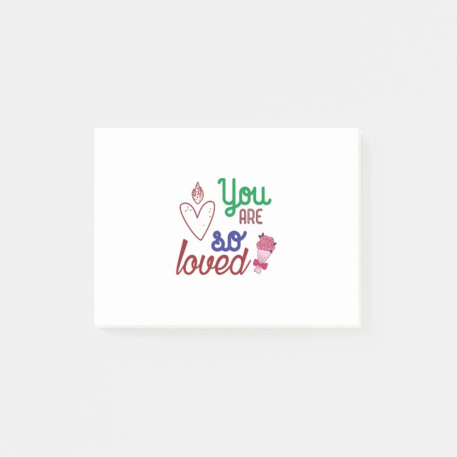 Notas Post-it® El arte de San Valentín que eres tan querido (Anverso)