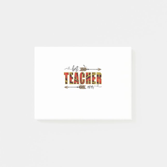 Notas Post-it® El arte del profesor mejor profesor evers (Anverso)