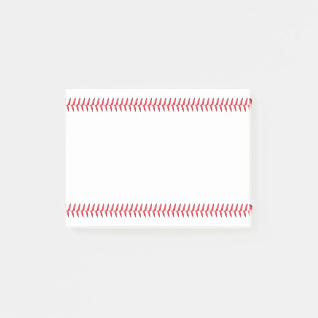 Notas Post-it® El béisbol cose el deporte temático (Anverso)