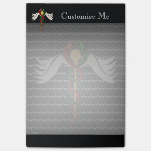 Notas Post-it® El caduceo (a todo color)