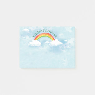 Notas Post-it® El cielo del arco iris añade 4x3 conocido