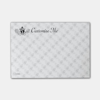 Notas Post-it® El cladagh (negro)