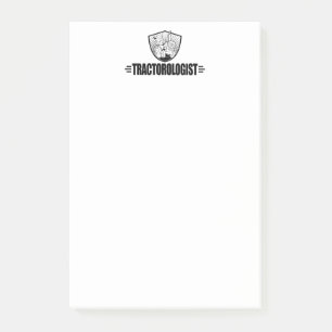 Notas Post-it® El competir con divertido del tractor