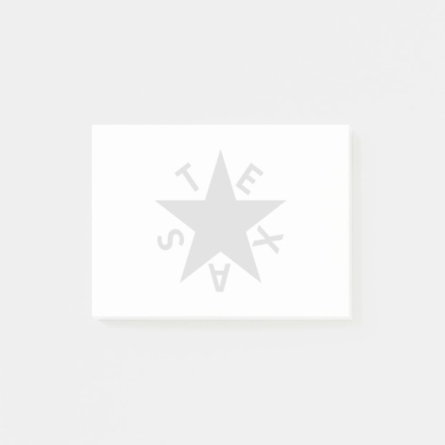 Notas Post-it® El De Zavala (Primera República de Bandera de Texa (Anverso)