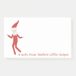 Notas Post-it® El duende de Santa dulce y tonto personalizado