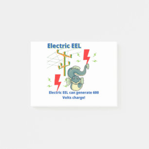 Notas Post-it® El EEL Eléctrico Puede Generar 600 Voltios