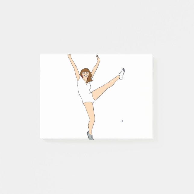 Notas Post-it® El ejercicio de la mujer (Anverso)