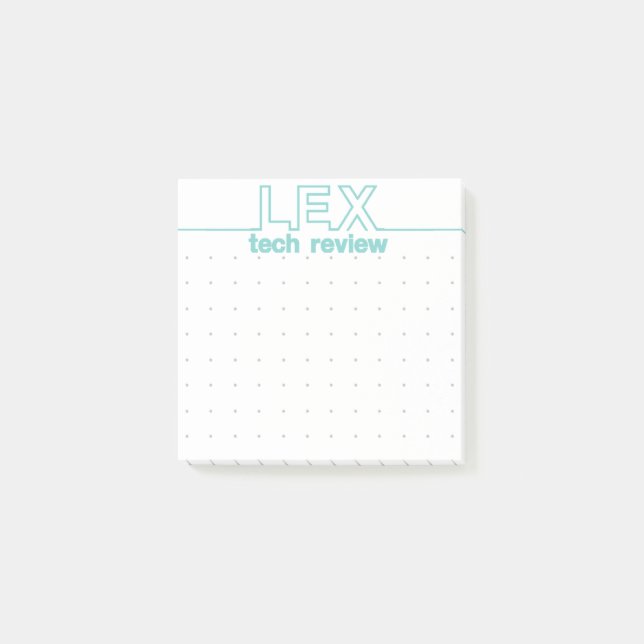 Notas Post-it® El estudio de la tecnología de Lex crea para (Anverso)