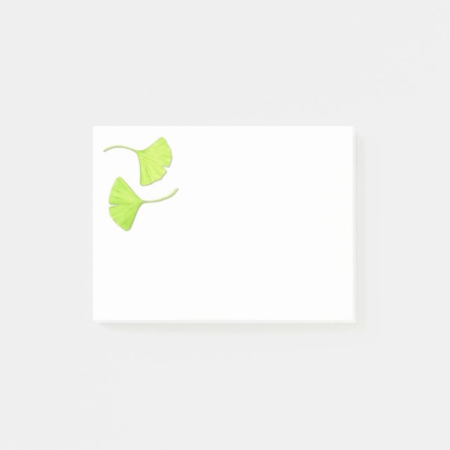 Notas Post-it® El Ginkgo sale de arte botánico (Anverso)