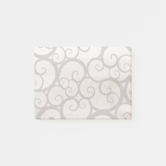 Notas Post-it® El gris encrespa la línea (Anverso)
