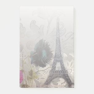 Notas Post-it® el gris remolina torre Eiffel moderna de París de