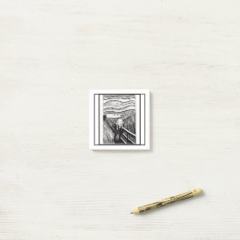 Notas Post-it® el grito de Edvard Munch