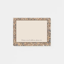 El guijarro rústico empiedra la foto con el texto