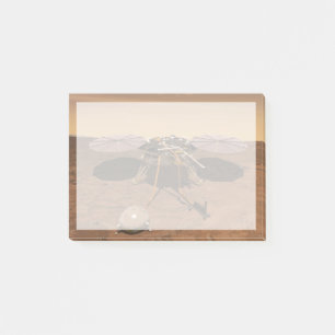 Notas Post-it® El Lander Insight Opera En La Superficie De Marte.
