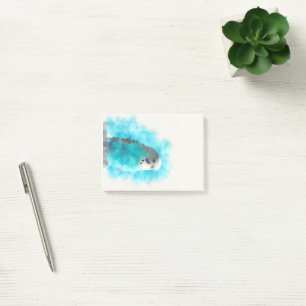 Notas Post-it® el magnífico paracaídas azul