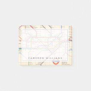 Notas Post-it® El mapa subterráneo de Londres