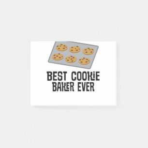 Notas Post-it® El mejor regalo de horneado de Cookie Baker Ever