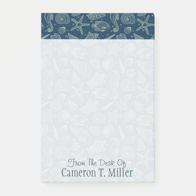 Notas Post-it® El modelo el | de los habitantes del océano añade (Anverso)