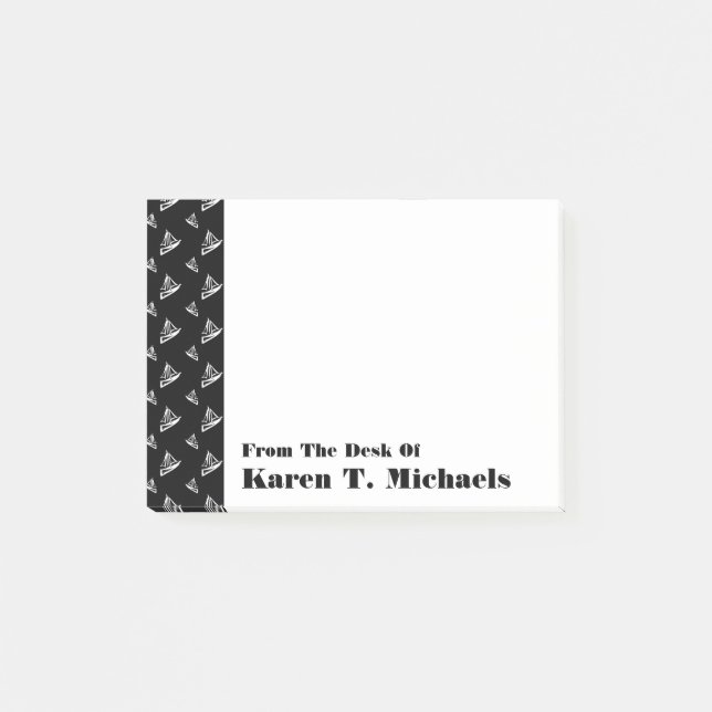 Notas Post-it® El modelo incompleto el | del velero añade su (Anverso)