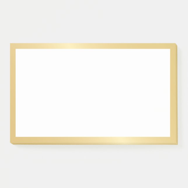 Notas Post-it® El oro elegante (Anverso)