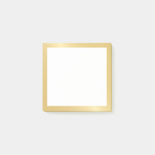 Notas Post-it® El oro elegante