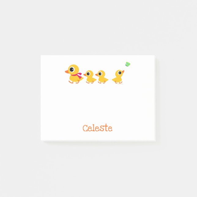 Notas Post-it® El pato distraído personalizado (Anverso)
