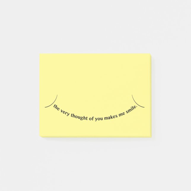 Notas Post-it® El pensamiento de usted post-it (Anverso)