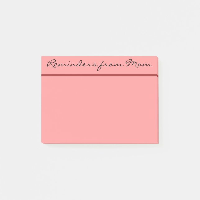 Notas Post-it® El pequeño ayudante de mamá (Anverso)