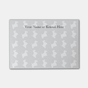 Notas Post-it® El perro del escocés personaliza