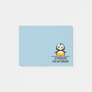 Notas Post-it® El pingüino divertido comió mi gráfico del cere