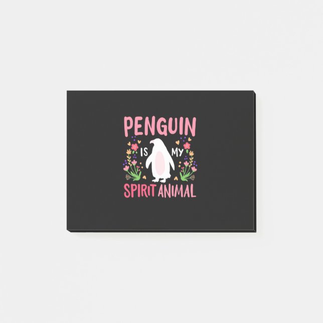 Notas Post-it® El pingüino es mi animal espiritual (Anverso)