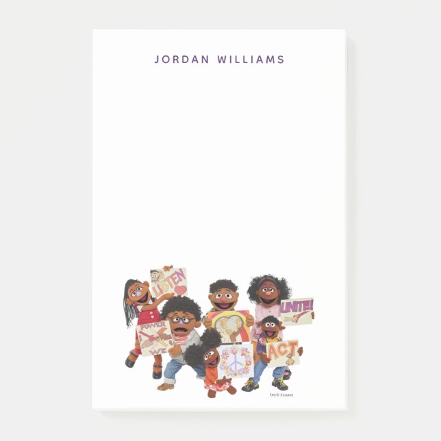 Notas Post-it® El poder de nosotros | Añadir su nombre (Anverso)