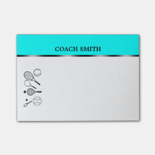 Notas Post-it® El profesor del coche de tenis PERSONALIZA