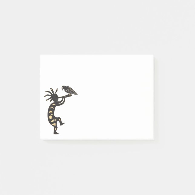 Notas Post-it® El Raven y Kokopelli (Anverso)