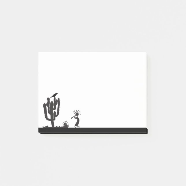 Notas Post-it® El Raven y Kokopelli (Anverso)