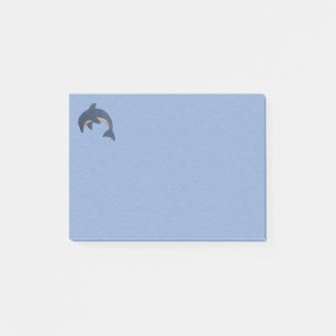 Notas Post-it® El remolino de salto chispeante del delfín observ