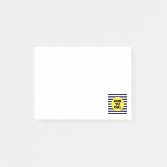 Notas Post-it® El sol portugués (Anverso)