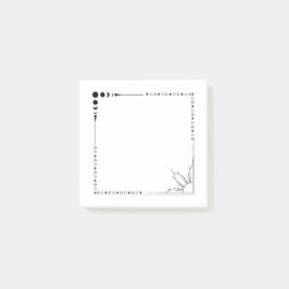 Notas Post-it® El sol y la luna posan su