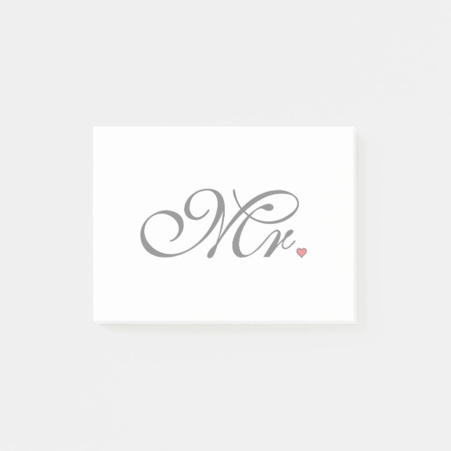 Notas Post-it® El Sr. Husband Groom Sus Nuevas Cameras (Anverso)