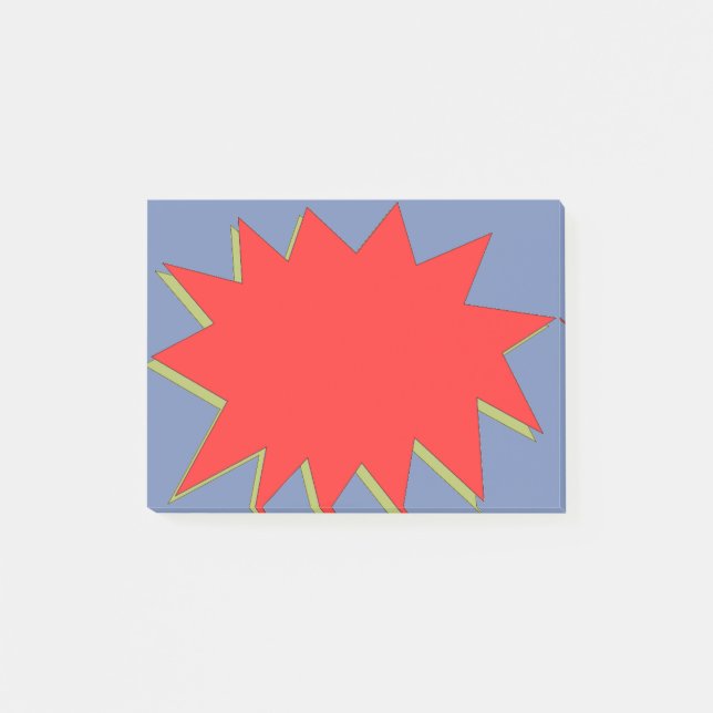 Notas Post-it® El super héroe del cómic Zap (Anverso)