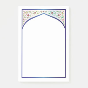 Notas Post-it® El Taj Mahal floral