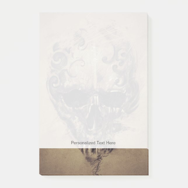 Notas Post-it® El tatuaje se desploma sobre el papel de cosecha (Anverso)