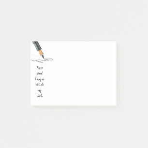 Notas Post-it® El Trabajo Gracioso Tan Aburrido También Puede Fun