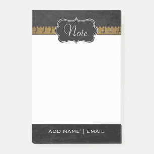 Notas Post-it® El vintage observa el texto del DIY