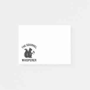 Notas Post-it® El Whisperer de la ardilla   Squirrel Lover