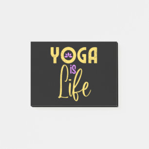 Notas Post-it® El Yoga Es La Mediación Del Yoga De La Vida