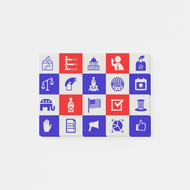Notas Post-it® elección de EE.UU. (Anverso)